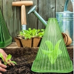 Plant Bell Cover 5Pcs Reusable Anti-frost Greenhouse Plants Light Translucent Transparent Garden Clothes Yard Supplies